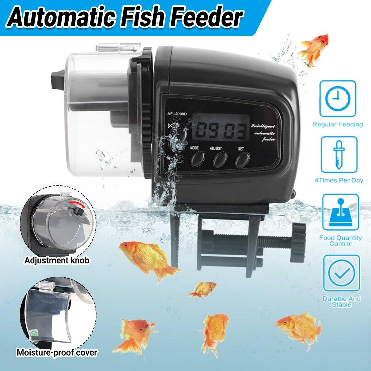 Automatic Fish Feeder Aquarium Tank Regular Feeding Timer Fish Food Dispenser
