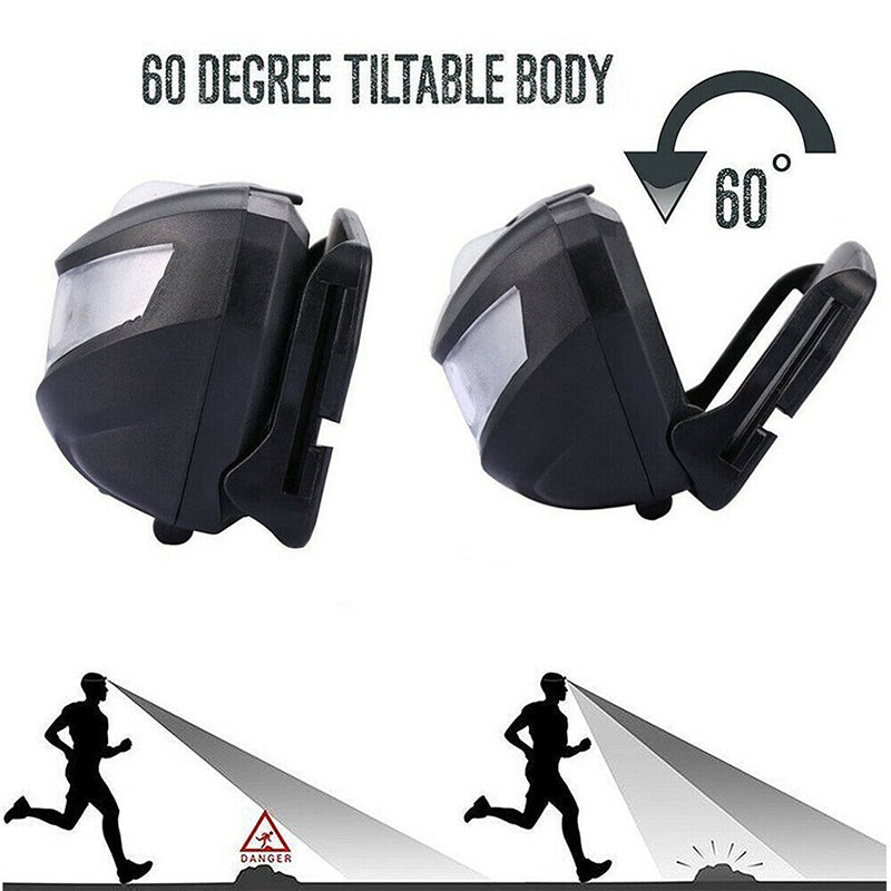 Rechargeable Induction Headlamp Motion Sensor LED Light