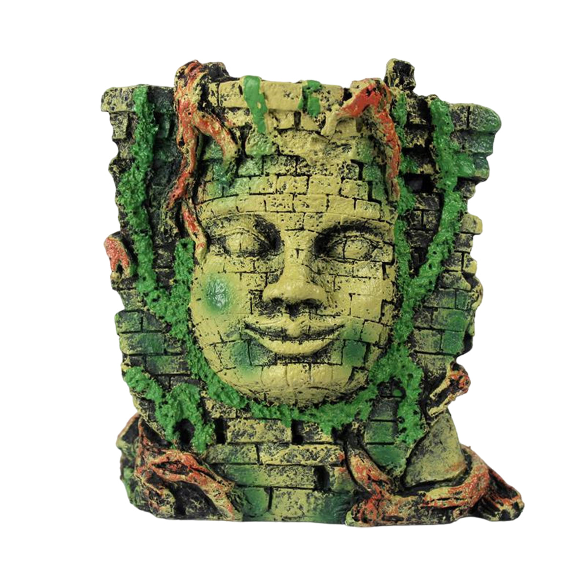 Ancient Easter Island Aquarium Ornament Resin Decoration Statue