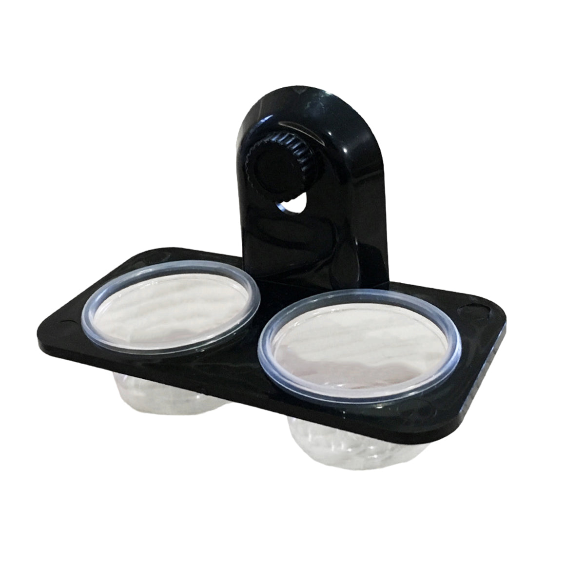 Dual Reptile Food And Water Bowl With Mounting Options