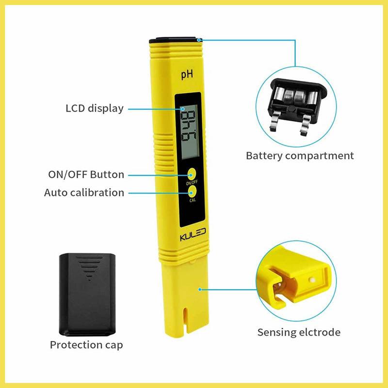 Digital Electric PH Meter LCD Tester Pocket Aquarium Water Test Pen Hydroponics