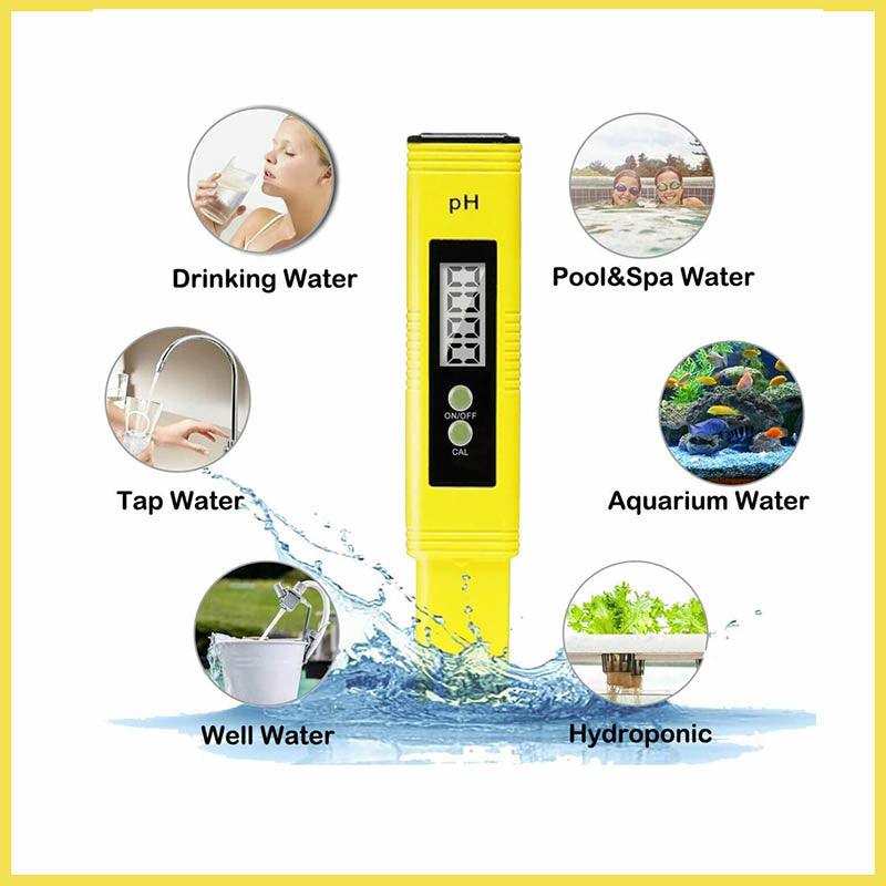 Digital Electric PH Meter LCD Tester Pocket Aquarium Water Test Pen Hydroponics