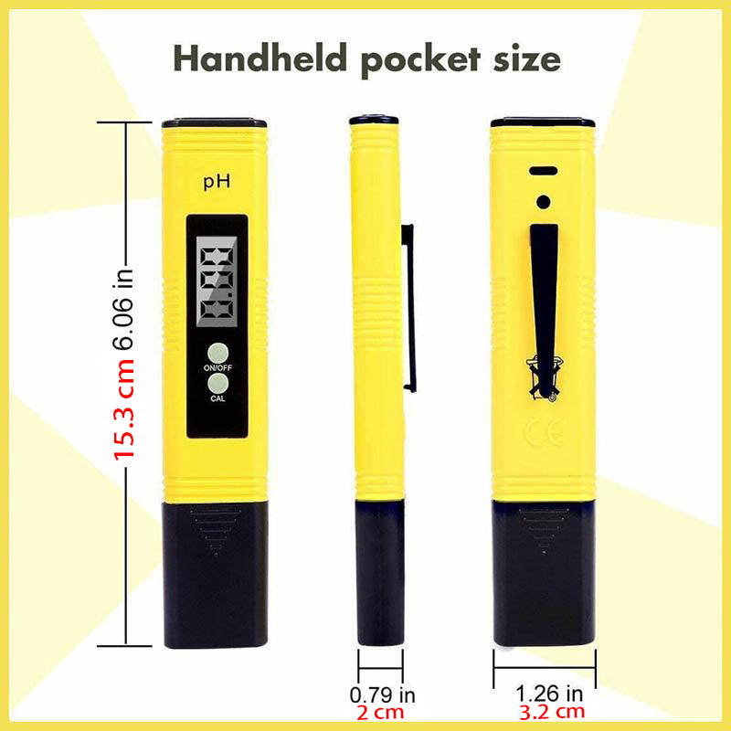 Digital Electric PH Meter LCD Tester Pocket Aquarium Water Test Pen Hydroponics