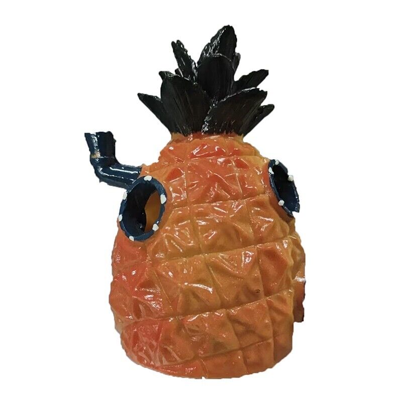 Pineapple House Fish Tank Decoration Aquarium Ornament Cave Hideout Hole Decor