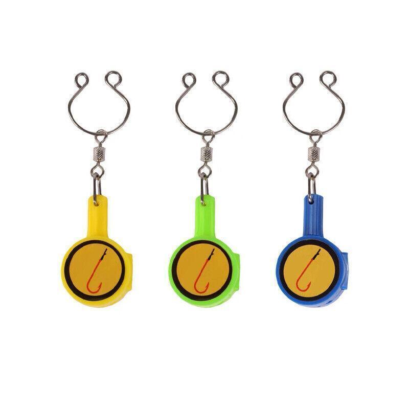 2PCS Fishing Hook Storage Box Quick Knot Safety Clip