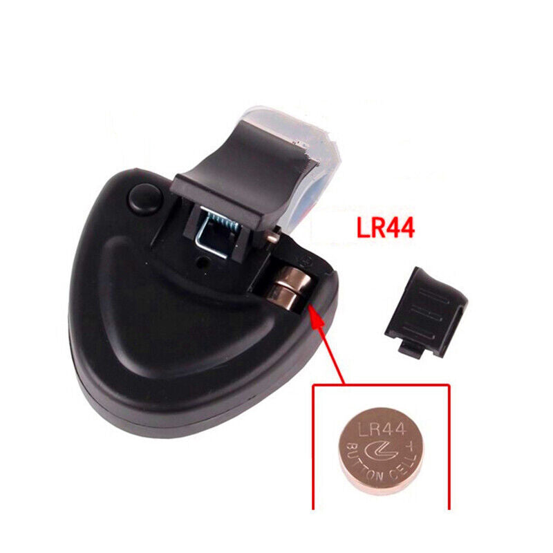 4PCS Electronic Fish Bite Sound Alarm LED Light Alert Bell Clip-On Fishing Rod