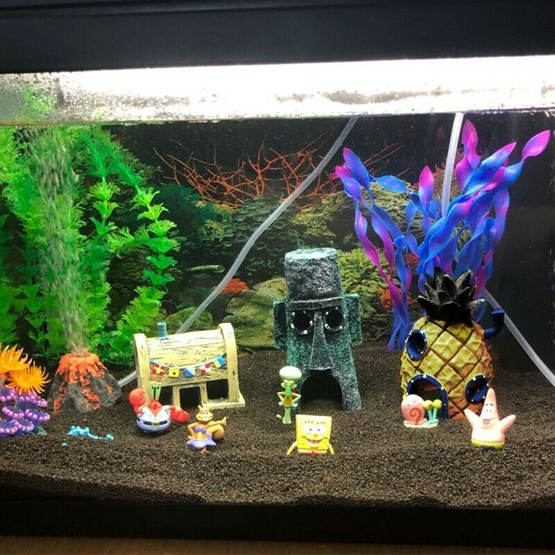 Pineapple House Fish Tank Decoration Aquarium Ornament Cave Hideout Hole Decor