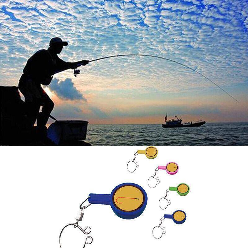 2PCS Fishing Hook Storage Box Quick Knot Safety Clip