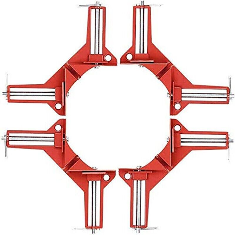 4pcs 90 Degree Corner Clamp Right Angle Vise Frame Holder