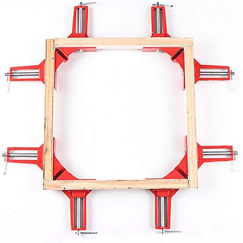 4pcs 90 Degree Corner Clamp Right Angle Vise Frame Holder