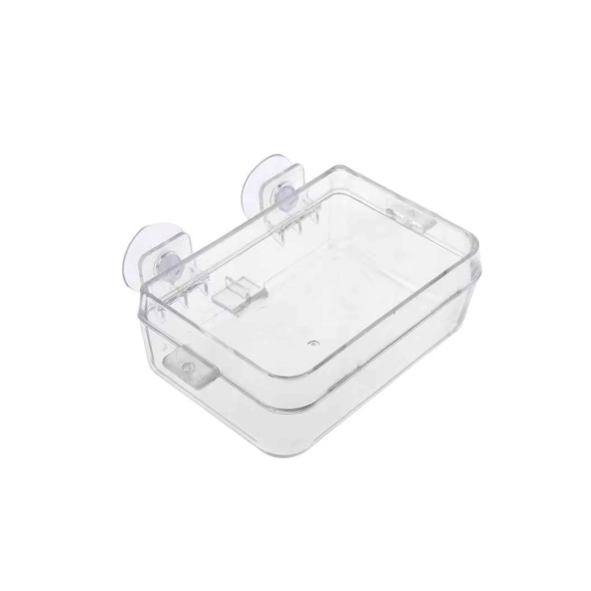 Reptile Feeder Bowl Anti Escape Acrylic Dish For Geckos Lizards